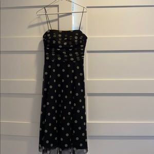 Polka dot cocktail dress